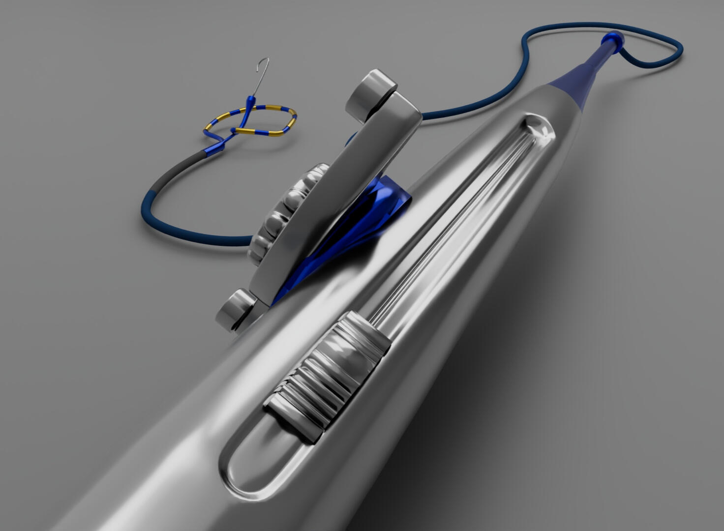 Slide control, created using Autodesk Maya, Adobe 3D Substance Painter, Fusion 360